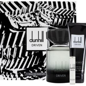 Dunhill Driven Black Eau De Parfum 3 Piece Gift Set For Men 100ml